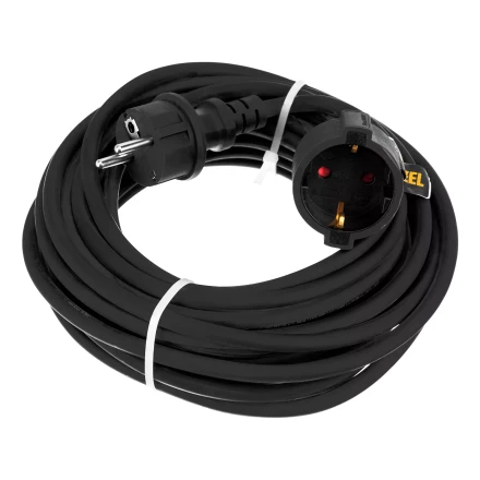 Удлинитель-шнур силовой Denzel Top Series, КГТТ, 10м, 1 розетка, 3 x 1,5 мм, 3 м 37419 купить в Губкинске