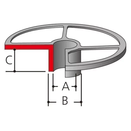 Направляющая втулка Makita 193330-7 (копировальное кольцо для фрезеров Makita RP 0910 и RP 1110 C)5.000 купить в Губкинске