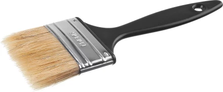 Кисть плоская СИБИН, пластиковая ручка, светлая щетина, 63мм 01008-063 купить в Губкинске