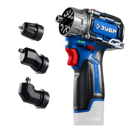 ЗУБР КОМБИ #1, 12 В, 45 Н·м, без АКБ (тип Т7), модульная дрель-шуруповерт, BRUSHLESS, Профессионал (DB-125) купить в Губкинске