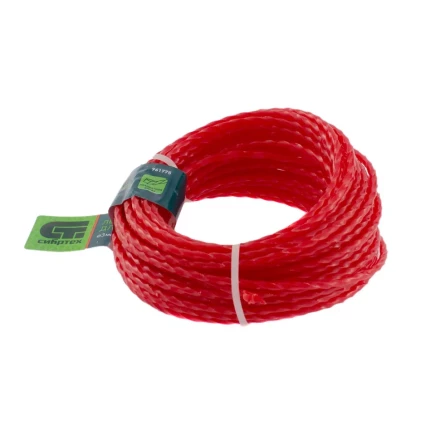 Леска для триммера квадратная витая, 3,0 мм х 10 м, Россия Сибртех 961775 купить в Губкинске