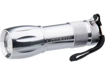 Фонарик светодиодный, алюминиевый корпус, влагозащищённый, 9Led, 3хААА, Stern 90502 купить в Губкинске