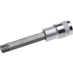 Торцовая бита-головка KRAFTOOL "INDUSTRIE QUALITAT", удлиненная, материал S2, TORX, сатинированная, 1/2", Т55 27906-55_z01