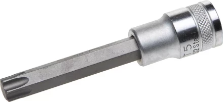 Торцовая бита-головка KRAFTOOL &quot;INDUSTRIE QUALITAT&quot;, удлиненная, материал S2, TORX, сатинированная, 1/2&quot;, Т55 27906-55_z01 купить в Губкинске