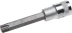 Торцовая бита-головка KRAFTOOL &quot;INDUSTRIE QUALITAT&quot;, удлиненная, материал S2, TORX, сатинированная, 1/2&quot;, Т55 27906-55_z01 купить в Губкинске