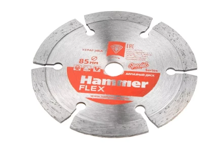 Круг алмазный HAMMER 206-236  Ф10х85мм сегментый по кирпичу купить в Губкинске