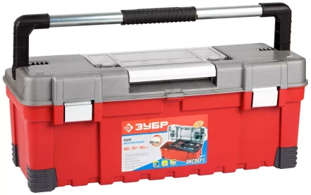 Ящик ЗУБР &quot;ЭКСПЕРТ&quot; пластмассовый для инструмента, 26&quot; 38135-26 купить в Губкинске