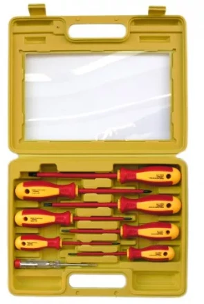 Набор отверток диэлектрических 8шт. кейс 19835 купить в Губкинске