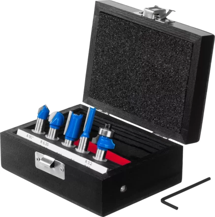 ЗУБР 5 шт, набор профильных фрез по дереву, Профессионал (28795-H5) купить в Губкинске