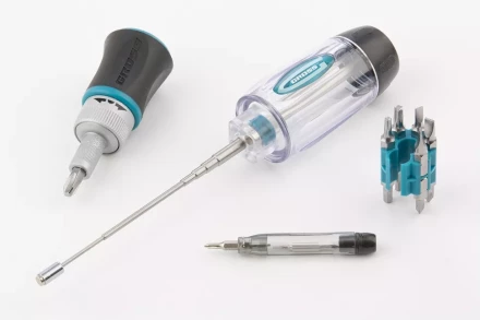 Отвертка реверсивная с телескопическим магнитным стержнем, 16 шт, S2 Gross 11607 купить в Губкинске