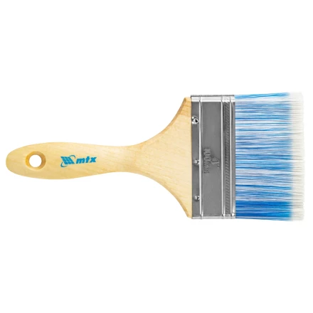 Кисть плоская &quot;Евро&quot; 4&quot;, искусственная щетина, деревянная ручка MTX 83074 купить в Губкинске