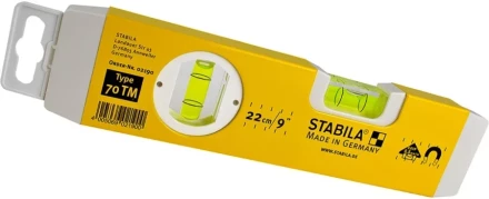 Уровень  22 см  70 ТМ магнитный  02190  0,5 мм/м  STABILA купить в Губкинске
