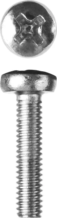 Винт ЗУБР &quot;МАСТЕР&quot; DIN 7985, класс прочности 4.8, оцинкованный, M4x16мм, 5кг 303150-04-016 купить в Губкинске