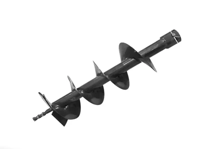 Шнек для грунта D 150мм d посадки 20 мм длина 800мм GDB-150 CARVER купить в Губкинске