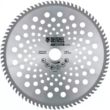 Диск для триммера 230 х 25,4 толщина 1,3 мм 40 зубьев DENZEL 96340 купить в Губкинске