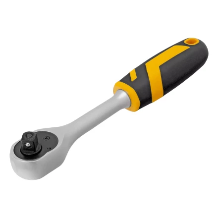 Ключ-трещотка 3/8&quot; Denzel 14032, 90 зубьев, с быстрым сбросом, CrV купить в Губкинске