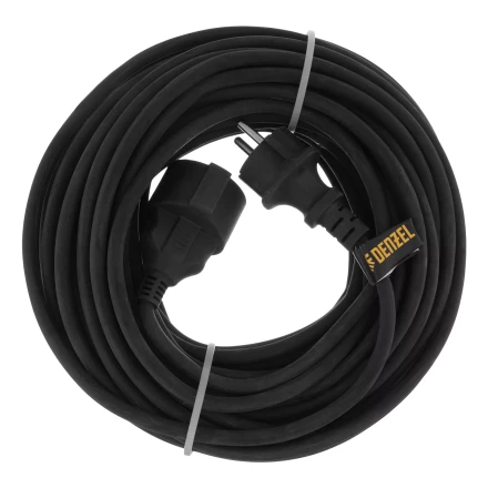 Удлинитель-шнур силовой Denzel Top Series 37420, КГТТ, 20м, 1 розетка, 3 x 1,5 мм, 3 м купить в Губкинске