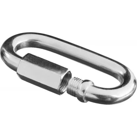 Карабин ЗУБР винтовой с муфтой, оцинкованный, 6мм, 1 шт 4-304536-06 купить в Губкинске