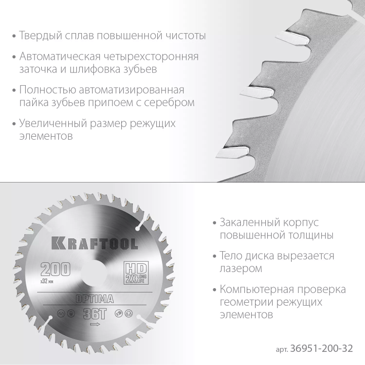 Диск пильный OPTIMA, повышенный ресурс 36951-200-32 купить в Губкинске