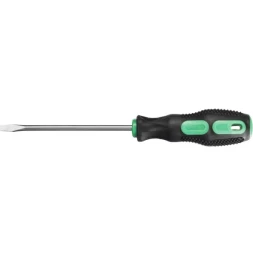 Отвертка URAGAN c двухкомпонентной рукояткой, SL8,0 x 150мм 25075-08-15_z01