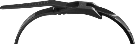 Кабельные стяжки черные КОБРА, с плоским замком, 4.6 х 280 мм, 25 шт, нейлоновые, ЗУБР 30935-46-280 купить в Губкинске