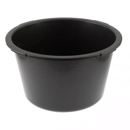 Таз круглый строительный черный 30 л Россия Сибртех 81455 купить в Губкинске