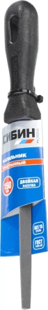 Напильник СИБИН трехгранный с пластиковой рукояткой, 150мм 16703-15 купить в Губкинске