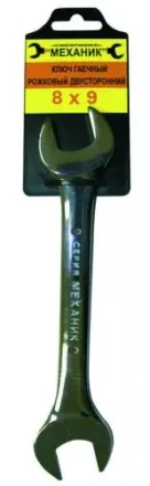 Ключ гаечный рожковый двусторонний 8х9 26008 купить в Губкинске