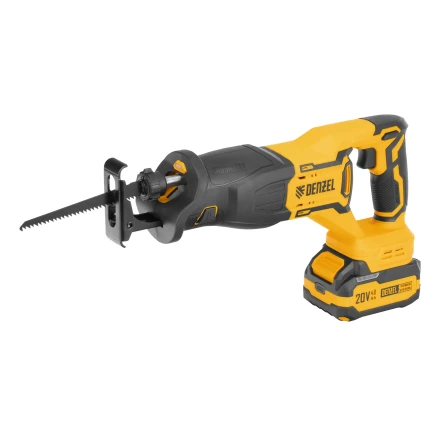 Пила сабельная аккумуляторная бесщет. RS-250, Li-Ion, 20 В // Denzel 28802 купить в Губкинске