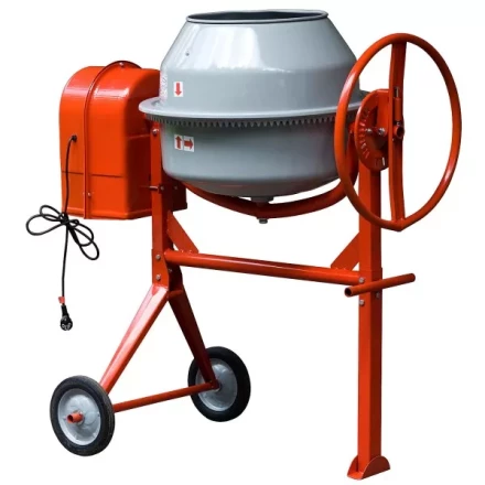 Бетоносмеситель ЗУБР электрический, чугунный венец, 160л, 550Вт ЗБСЭ-160 купить в Губкинске