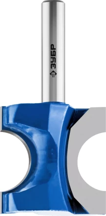 ЗУБР 28.6 x 25 мм, радиус 6.3 мм, фреза полустержневая, Профессионал (28723-28.6) купить в Губкинске