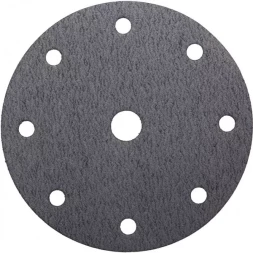 Круг шлифовальный URAGAN "Универсальный водостойкий с покрытием стеарата цинка" на липучке, 9 отв., P100, 150мм, 5шт 907-44114-100-05