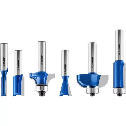 ЗУБР 6 шт, набор профильных фрез по дереву, Профессионал (28795-H6) купить в Губкинске