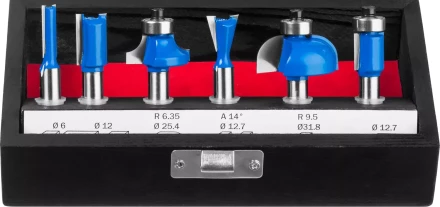 ЗУБР 6 шт, набор профильных фрез по дереву, Профессионал (28795-H6) купить в Губкинске