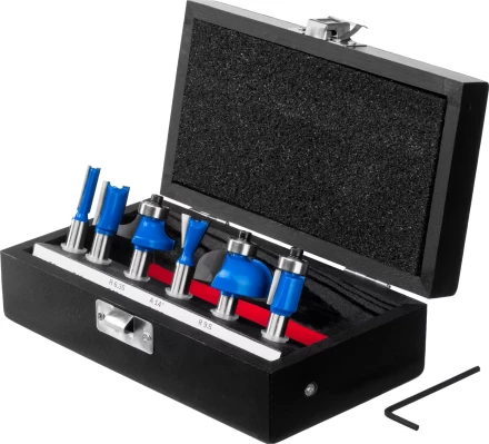 ЗУБР 6 шт, набор профильных фрез по дереву, Профессионал (28795-H6) купить в Губкинске