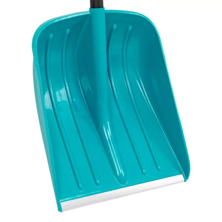 Лопата для уборки снега Palisad 61677, полипропилен, 365х450х1355 мм, алюминиевый черенок, усиленная, LUXE купить в Губкинске