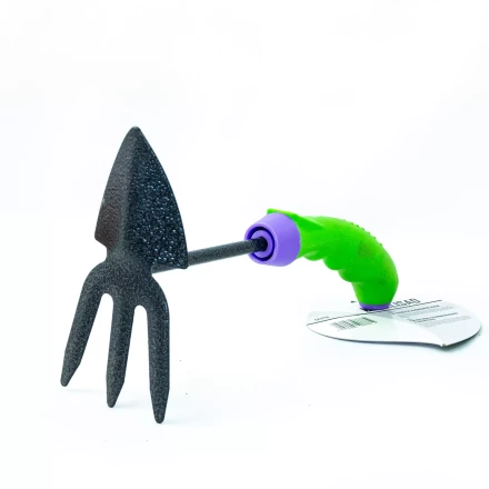 Мотыжка комбинированная Palisad 623778, профиль &quot;лепесток&quot; и 3-зубая, защ. покр, обрез. эргономичная рукоятка купить в Губкинске