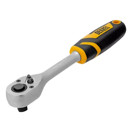 Ключ-трещотка 1/2&quot; Denzel 14033, 90 зубьев, с быстрым сбросом, CrV купить в Губкинске