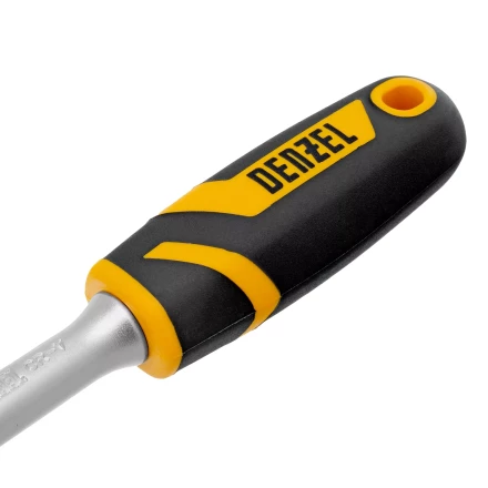 Ключ-трещотка 1/2&quot; Denzel 14033, 90 зубьев, с быстрым сбросом, CrV купить в Губкинске