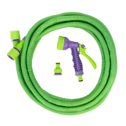 Набор поливочный Palisad 67692, шланг 10-30 м, пистолет 7 реж., с быстросъемным соединителем