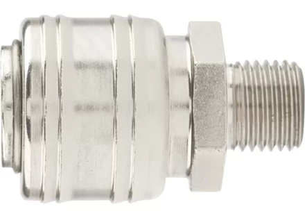 Муфта универсальная быстросъемная &quot;мама&quot; внешняя резьба 1/4&quot; 2 шт Stels 57051 купить в Губкинске