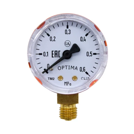 Манометр пропановый 0,6 мПа Оберон N5400 купить в Губкинске