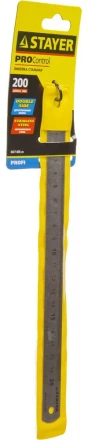 Линейка STAYER &quot;PROFI&quot; нержавеющая, двухсторонняя гравированная шкала, 0,2м 3427-020_z01 купить в Губкинске