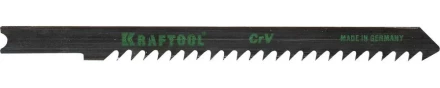 Полотна KRAFTOOL, U111C, для эл/лобзика, Cr-V, по дереву, ДВП, ДСП, грубый рез, US-хвост., шаг 3мм, 75мм, 2шт 159631-3 купить в Губкинске