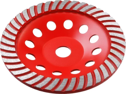 Чашка алмазная шлифовальная по бетону ЗУБР "МАСТЕР" сегментированная, 180мм 33375-180 купить в Губкинске