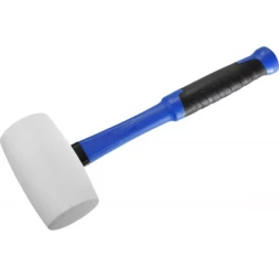 Киянка ЗУБР "ПРОФЕССИОНАЛ" резиновая белая, с фиберглассовой ручкой, 900г 20531-900_z02