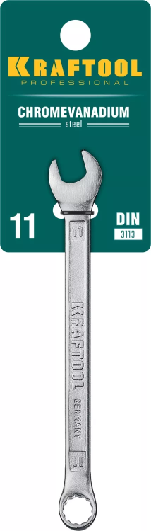 Ключи комбинированные KRAFTOOL, Cr-V, DIN 3113 27079-11 купить в Губкинске