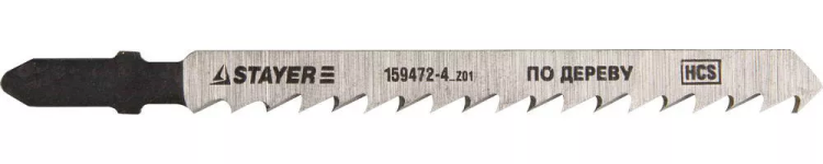 Полотна STAYER "STANDARD", T101D, для эл/лобзика, HCS, по дереву, фанере, чистый рез, EU-хвост., шаг 4мм, 74мм, 2шт 159472-4_z01 купить в Губкинске