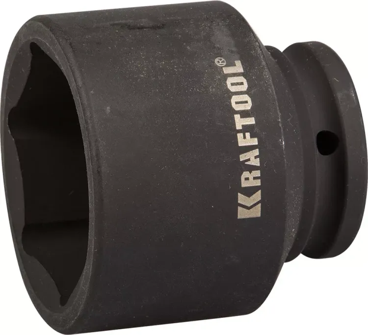 Торцовая головка KRAFTOOL "INDUSTRIE QUALITAT" ударная (3/4"), FLANK, Cr-Mo, фосфатированная, 55 мм 27945-55_z01 купить в Губкинске