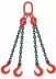 Строп цепной четырехветвевой 4СЦ 17 т L=1 м 8 кл с ОВ 17.0т купить в Губкинске